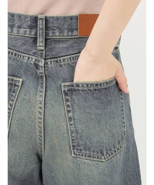 EVRIS(エヴリス)の「ハイウエストラインストーンワイドデニムパンツ 春服(デニムパンツ・レディース・インディゴブルー/ベージュ/ライトブルー・SMALL/MEDIUM)」の18枚目の写真