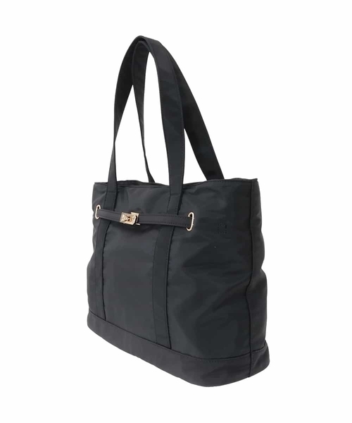 a.v.v（アーヴェヴェ）の「【A4サイズ対応】ナイロンビットトート（トートバッグ・レディース・ブラウン/ブラック・38）」の3枚目の写真