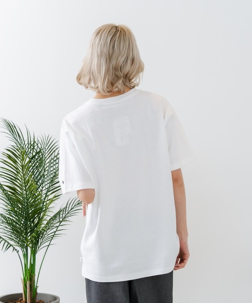 CONVERSE(コンバース)の「【CONVERSE/コンバース】【ヴィンテージ風立体ロゴ】オールスター フロッキーTシャツ 綿100% 古着MIX(Tシャツ/カットソー・レディース・ネイビー/ホワイト/ブラック・LARGE/MEDIUM)」の8枚目の写真