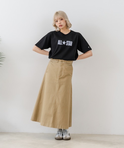 CONVERSE(コンバース)の「【CONVERSE/コンバース】【ヴィンテージ風立体ロゴ】オールスター フロッキーTシャツ 綿100% 古着MIX(Tシャツ/カットソー・レディース・ネイビー/ホワイト/ブラック・LARGE/MEDIUM)」の16枚目の写真