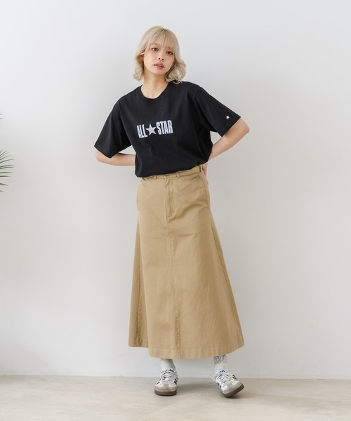 CONVERSE(コンバース)の「【CONVERSE/コンバース】【ヴィンテージ風立体ロゴ】オールスター フロッキーTシャツ 綿100% 古着MIX(Tシャツ/カットソー・レディース・ネイビー/ホワイト/ブラック・LARGE/MEDIUM)」の17枚目の写真
