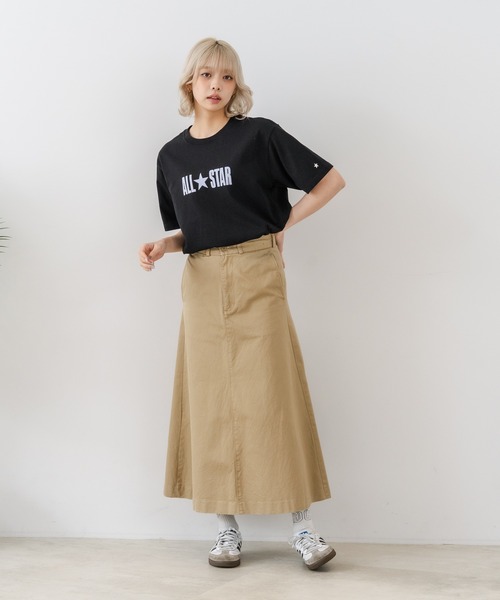 CONVERSE(コンバース)の「【CONVERSE/コンバース】【ヴィンテージ風立体ロゴ】オールスター フロッキーTシャツ 綿100% 古着MIX(Tシャツ/カットソー・レディース・ネイビー/ホワイト/ブラック・LARGE/MEDIUM)」の18枚目の写真