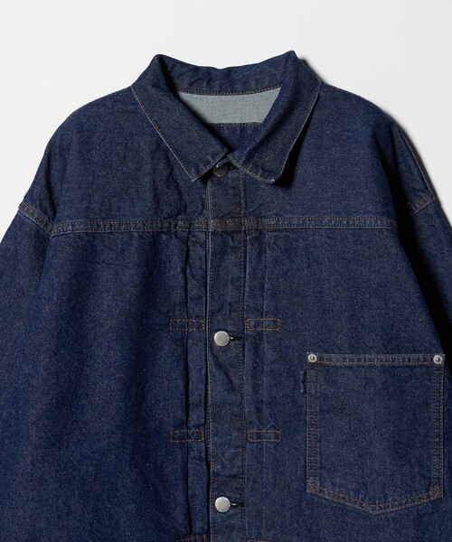 UNITED ARROWS & SONS(ユナイテッドアローズアンドサンズ)の「<UNITED ARROWS & SONS> DENIM TRUCKER 26SS/デニムジャケット(デニムジャケット・メンズ・ブラック/コバルトブルー・M/S/L/XL)」の18枚目の写真