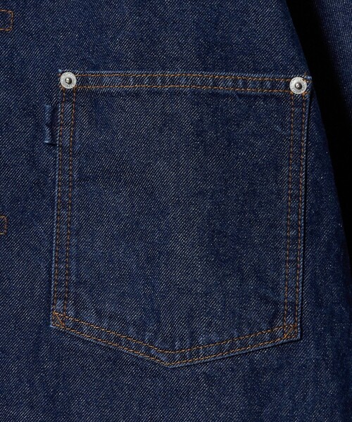 UNITED ARROWS & SONS(ユナイテッドアローズアンドサンズ)の「<UNITED ARROWS & SONS> DENIM TRUCKER 26SS/デニムジャケット(デニムジャケット・メンズ・ブラック/コバルトブルー・M/S/L/XL)」の15枚目の写真