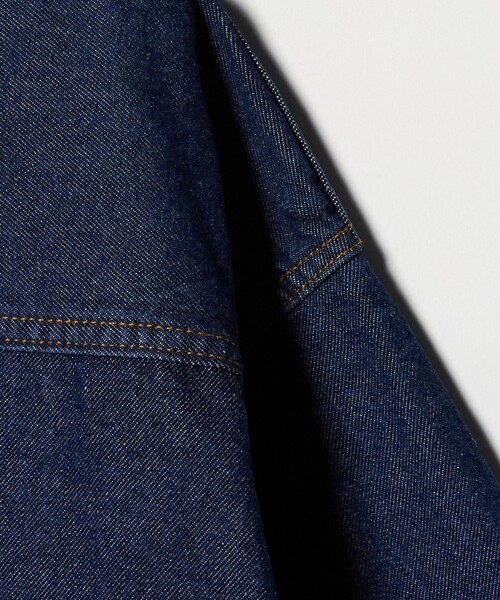 UNITED ARROWS & SONS(ユナイテッドアローズアンドサンズ)の「<UNITED ARROWS & SONS> DENIM TRUCKER 26SS/デニムジャケット(デニムジャケット・メンズ・ブラック/コバルトブルー・M/S/L/XL)」の14枚目の写真