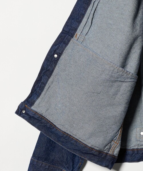 UNITED ARROWS & SONS(ユナイテッドアローズアンドサンズ)の「<UNITED ARROWS & SONS> DENIM TRUCKER 26SS/デニムジャケット(デニムジャケット・メンズ・ブラック/コバルトブルー・M/S/L/XL)」の11枚目の写真
