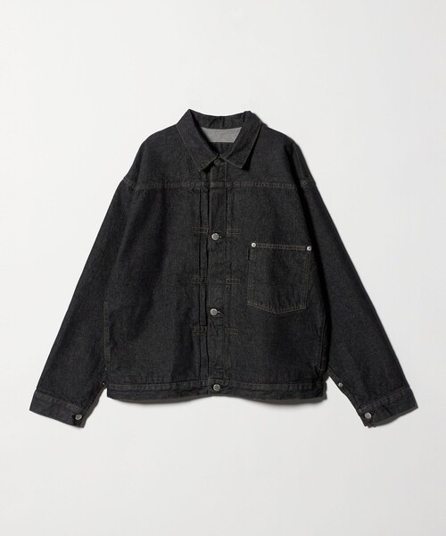 UNITED ARROWS & SONS(ユナイテッドアローズアンドサンズ)の「<UNITED ARROWS & SONS> DENIM TRUCKER 26SS/デニムジャケット(デニムジャケット・メンズ・ブラック/コバルトブルー・M/S/L/XL)」の9枚目の写真