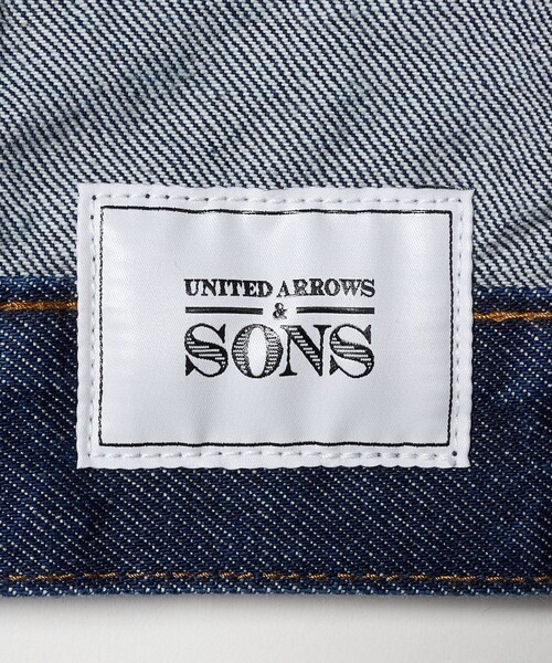UNITED ARROWS & SONS(ユナイテッドアローズアンドサンズ)の「<UNITED ARROWS & SONS> DENIM TRUCKER 26SS/デニムジャケット(デニムジャケット・メンズ・ブラック/コバルトブルー・M/S/L/XL)」の4枚目の写真