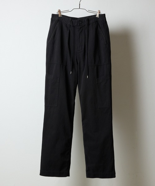 NUMBER (N)INE（ナンバーナイン）の「C/R/L TWILL STRAIGHT UTILITY PANTS / コットン レーヨン リネン ツイル ストレート ミリタリー ユーティリティー パンツ（その他パンツ・メンズ・オリーブ/ブラック・3/2/4）」の3枚目の写真