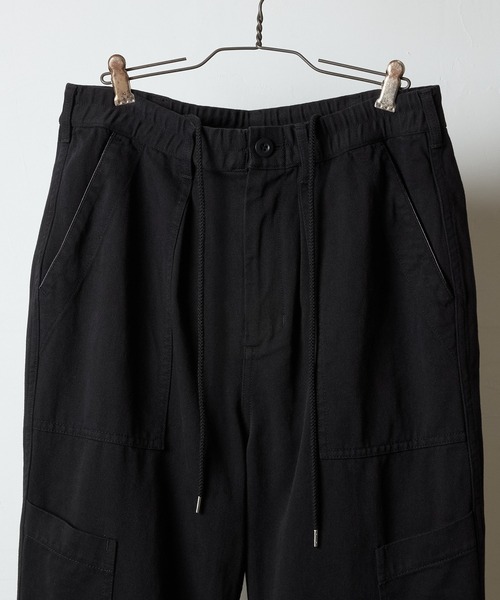 NUMBER (N)INE（ナンバーナイン）の「C/R/L TWILL STRAIGHT UTILITY PANTS / コットン レーヨン リネン ツイル ストレート ミリタリー ユーティリティー パンツ（その他パンツ・メンズ・オリーブ/ブラック・3/2/4）」の4枚目の写真