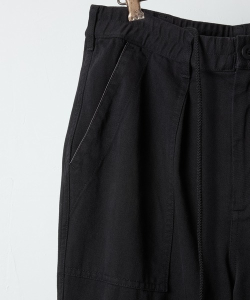 NUMBER (N)INE（ナンバーナイン）の「C/R/L TWILL STRAIGHT UTILITY PANTS / コットン レーヨン リネン ツイル ストレート ミリタリー ユーティリティー パンツ（その他パンツ・メンズ・オリーブ/ブラック・3/2/4）」の6枚目の写真