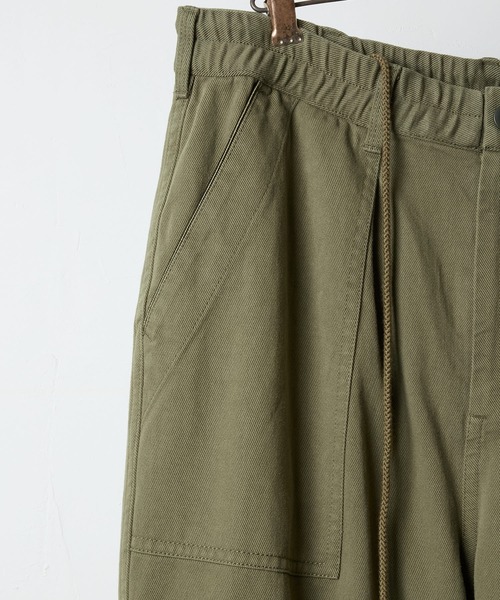 NUMBER (N)INE（ナンバーナイン）の「C/R/L TWILL STRAIGHT UTILITY PANTS / コットン レーヨン リネン ツイル ストレート ミリタリー ユーティリティー パンツ（その他パンツ・メンズ・オリーブ/ブラック・3/2/4）」の17枚目の写真