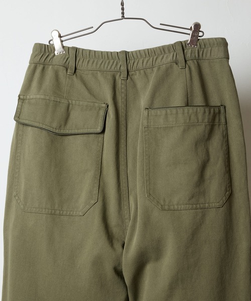 NUMBER (N)INE（ナンバーナイン）の「C/R/L TWILL STRAIGHT UTILITY PANTS / コットン レーヨン リネン ツイル ストレート ミリタリー ユーティリティー パンツ（その他パンツ・メンズ・オリーブ/ブラック・3/2/4）」の21枚目の写真
