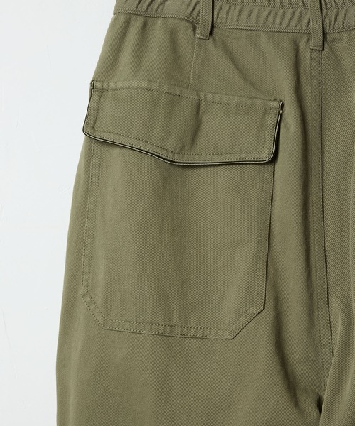 NUMBER (N)INE（ナンバーナイン）の「C/R/L TWILL STRAIGHT UTILITY PANTS / コットン レーヨン リネン ツイル ストレート ミリタリー ユーティリティー パンツ（その他パンツ・メンズ・オリーブ/ブラック・3/2/4）」の22枚目の写真