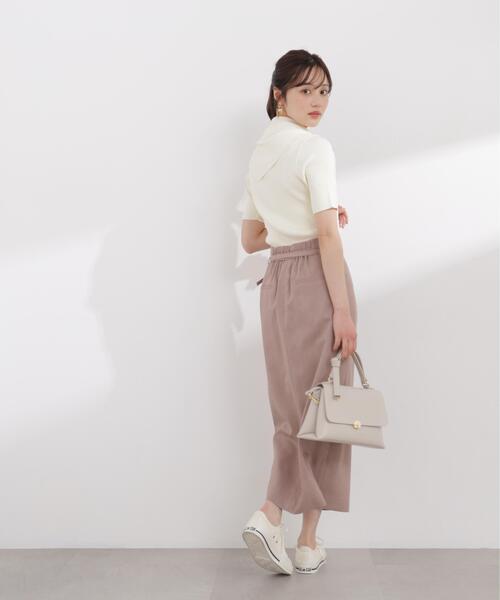 PROPORTION BODY DRESSING(プロポーションボディドレッシング)の「【加藤栞さん着用】フロントデザインIラインスカート / 1216120408(スカート・レディース・ベージュ/ブラウン系その他/ダークグレー・P/S/SMALL/MEDIUM)」の19枚目の写真