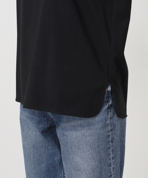 Spick & Span(スピックアンドスパン)の「汗染み防止ファインコットンノースリTシャツ(Tシャツ/カットソー・レディース・ベージュ/ホワイト/ライトグレー/ブラック・FREE)」の12枚目の写真