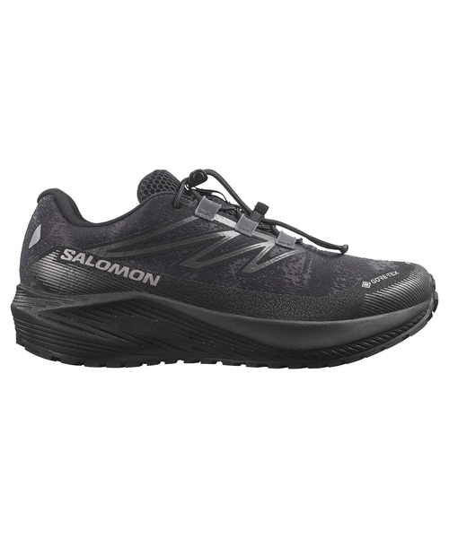 SALOMON（サロモン）の「SALOMON サロモン AERO FLOW GRVL GTX W エアロ フロウ グラベル ゴアテックス ウィメンズ L49256300（スニーカー・レディース・ブラック・24.0cm/25.0cm/23.5cm/24.5cm/23.0cm）」の2枚目の写真