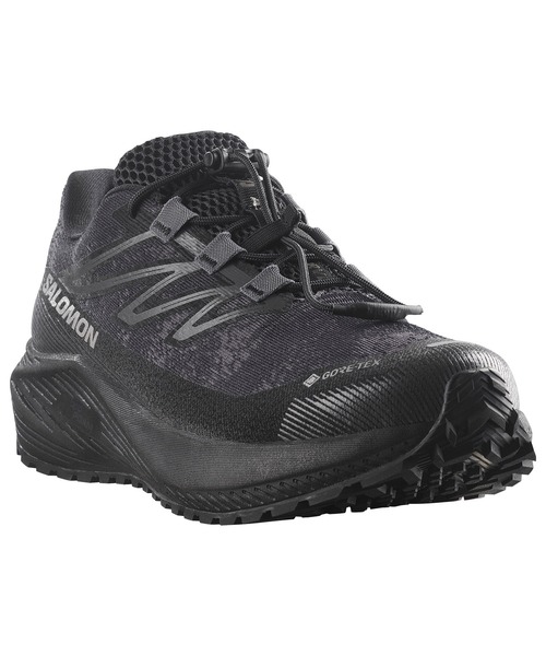 SALOMON（サロモン）の「SALOMON サロモン AERO FLOW GRVL GTX W エアロ フロウ グラベル ゴアテックス ウィメンズ L49256300（スニーカー・レディース・ブラック・24.0cm/25.0cm/23.5cm/24.5cm/23.0cm）」の4枚目の写真
