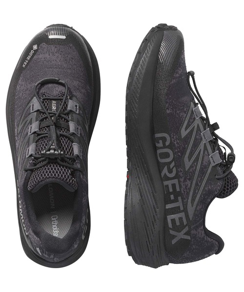 SALOMON（サロモン）の「SALOMON サロモン AERO FLOW GRVL GTX W エアロ フロウ グラベル ゴアテックス ウィメンズ L49256300（スニーカー・レディース・ブラック・24.0cm/25.0cm/23.5cm/24.5cm/23.0cm）」の6枚目の写真