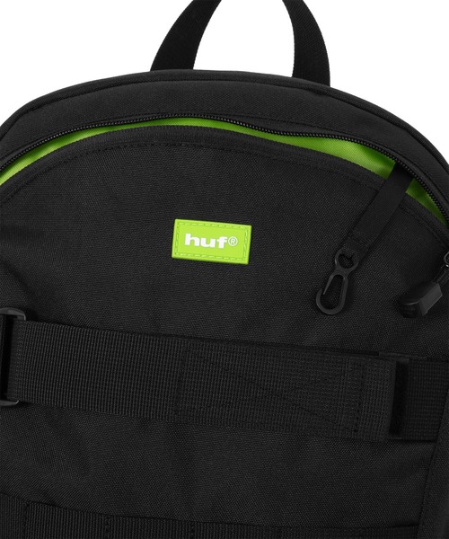 HUF(ハフ)の「MISSION BACKPACK(バックパック/リュック・メンズ・ブラック・O/S)」の6枚目の写真