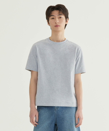 ベーシッククロップTシャツメランジグレー