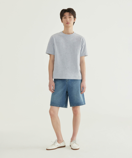 COVERNAT(カバーナット)の「ベーシッククロップTシャツメランジグレー(Tシャツ/カットソー・メンズ・その他・SMALL/MEDIUM/LARGE/X-LARGE)」の8枚目の写真
