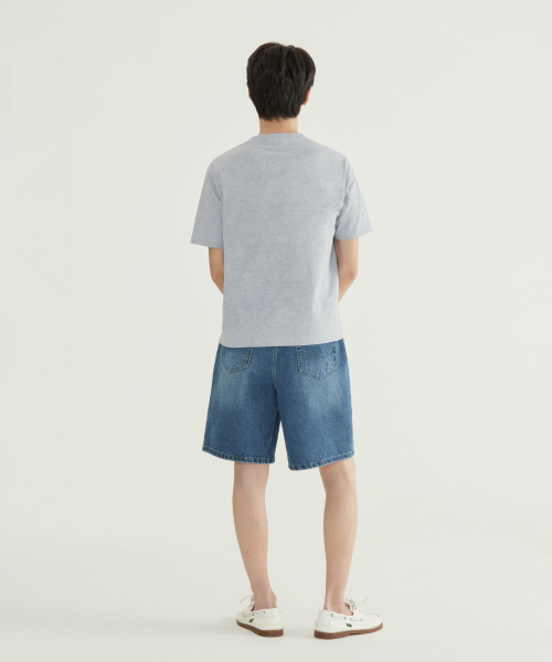 COVERNAT(カバーナット)の「ベーシッククロップTシャツメランジグレー(Tシャツ/カットソー・メンズ・その他・SMALL/MEDIUM/LARGE/X-LARGE)」の6枚目の写真