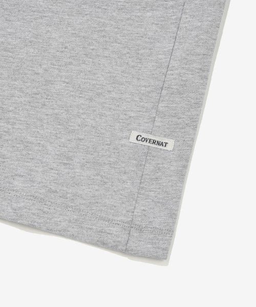 COVERNAT(カバーナット)の「ベーシッククロップTシャツメランジグレー(Tシャツ/カットソー・メンズ・その他・SMALL/MEDIUM/LARGE/X-LARGE)」の3枚目の写真