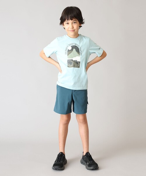 Columbia(コロンビア)の「Columbia/ キッズアイテム/ バレークリークIIショートスリーブグラフィックTシャツ /コロンビア(Tシャツ/カットソー・キッズ・ブルー/ブラック/ホワイト・L/S/M/XS/XXS)」の5枚目の写真