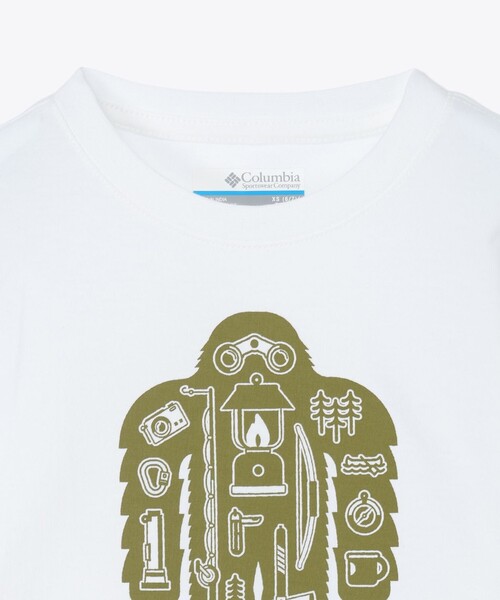Columbia(コロンビア)の「Columbia/ キッズアイテム/ バレークリークIIショートスリーブグラフィックTシャツ /コロンビア(Tシャツ/カットソー・キッズ・ブルー/ブラック/ホワイト・L/S/M/XS/XXS)」の8枚目の写真