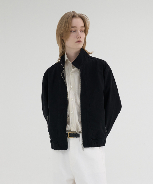 NOUN(ノウン)の「stand collar jacket (black)(その他アウター・メンズ・その他・2/1)」の2枚目の写真