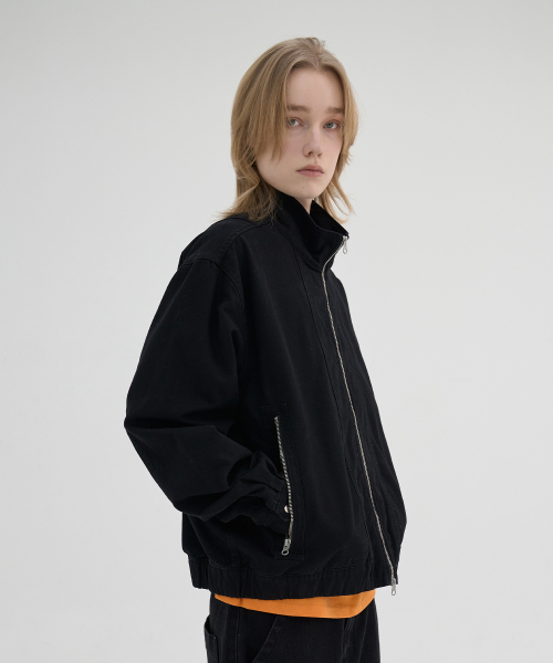 NOUN(ノウン)の「stand collar jacket (black)(その他アウター・メンズ・その他・2/1)」の4枚目の写真