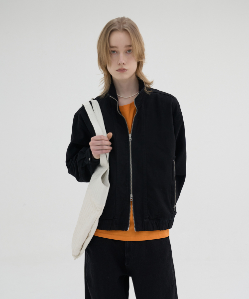NOUN(ノウン)の「stand collar jacket (black)(その他アウター・メンズ・その他・2/1)」の5枚目の写真