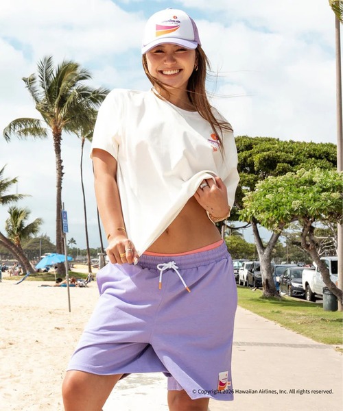 ROXY(ロキシー)の「ROXY/ロキシー HAWAIIAN AIRLINES SHORTS コラボ ボードショーツ RBS262007 UT(その他パンツ・レディース・ラベンダー/ホワイト/オレンジ・M/L)」の9枚目の写真