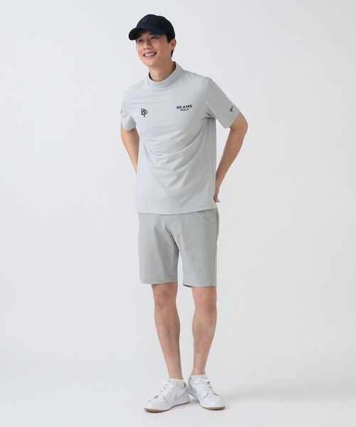 BEAMS GOLF（ビームスゴルフ）の「PURPLE LABEL / 3D ボートショートパンツ（撥水・接触冷感・UVカット）（その他パンツ・メンズ・ネイビー/ライトグレー・46/52/50/44/48）」の3枚目の写真