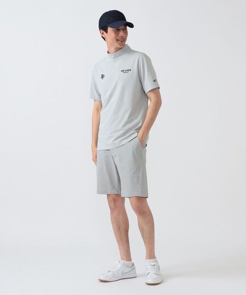 BEAMS GOLF（ビームスゴルフ）の「PURPLE LABEL / 3D ボートショートパンツ（撥水・接触冷感・UVカット）（その他パンツ・メンズ・ネイビー/ライトグレー・46/52/50/44/48）」の4枚目の写真