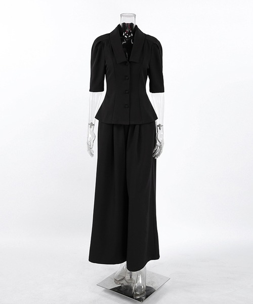DECADE CLASSIC(ディケイド クラシック)の「DECADE CLASSIC パワショルセットアップ(セットアップ・レディース・ブラック・SMALL/MEDIUM)」の3枚目の写真