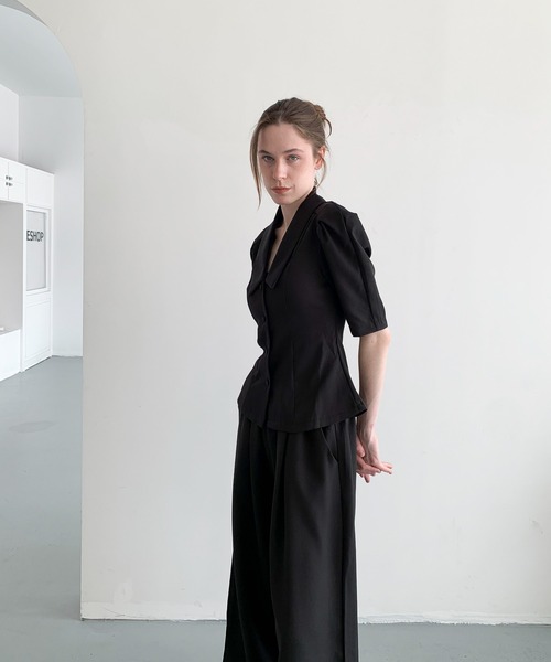 DECADE CLASSIC(ディケイド クラシック)の「DECADE CLASSIC パワショルセットアップ(セットアップ・レディース・ブラック・SMALL/MEDIUM)」の4枚目の写真