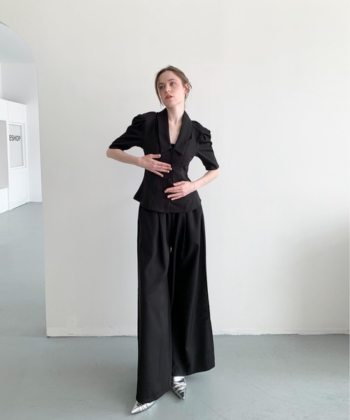 DECADE CLASSIC(ディケイド クラシック)の「DECADE CLASSIC パワショルセットアップ(セットアップ・レディース・ブラック・SMALL/MEDIUM)」の5枚目の写真
