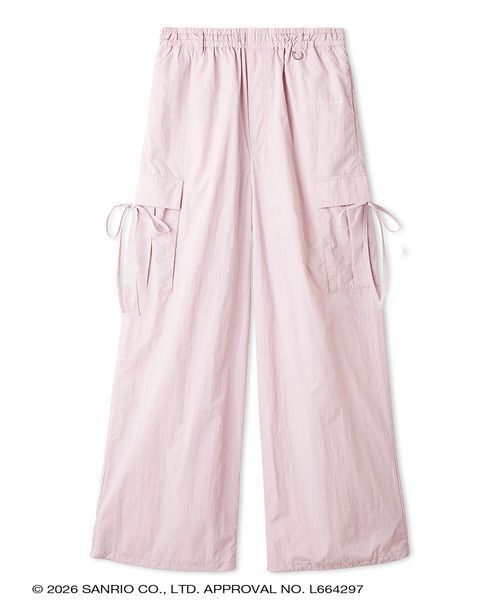 sanrio house(サンリオハウス)の「ハローキティ PKデザインドロストナイロンパンツ(その他パンツ・レディース・ホワイト/ライトピンク/ブラック・F)」の10枚目の写真