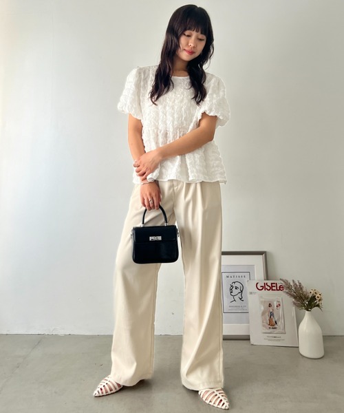 wears(ウェアーズ)の「2wayスクエアショルダーミニバッグ(ショルダーバッグ・レディース・ホワイト/ブラック・FREE)」の20枚目の写真