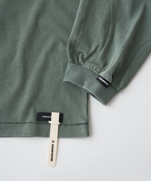 ADAM PATEK（アダムパテック）の「ADAMPATEK/noise aging embroidered long-sleeved T/ノイズプリントエイジング加工ロングスリーブT(AP2614023)（Tシャツ/カットソー・レディース・ピンク/ブラック/グリーン/ホワイト・2/1）」の13枚目の写真