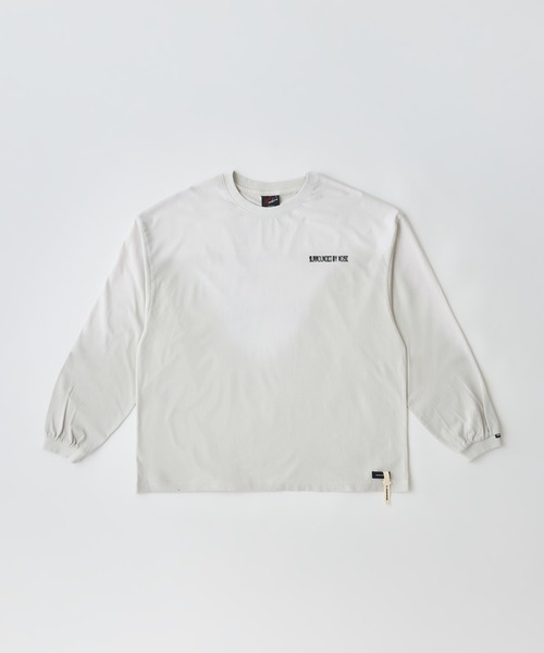 ADAM PATEK（アダムパテック）の「ADAMPATEK/noise aging embroidered long-sleeved T/ノイズプリントエイジング加工ロングスリーブT(AP2614023)（Tシャツ/カットソー・レディース・ピンク/ブラック/グリーン/ホワイト・2/1）」の7枚目の写真