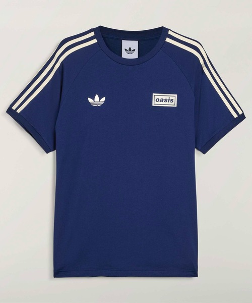 adidas Originals × Oasis ツアースリーストライプス Tシャツ