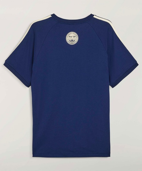 adidas Originals × Oasis ツアースリーストライプス Tシャツ