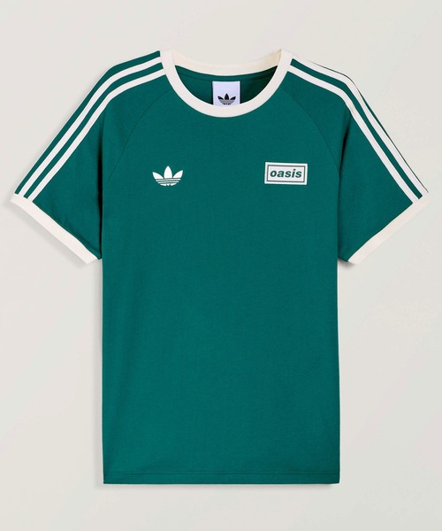 adidas Originals × Oasis ツアースリーストライプス Tシャツ