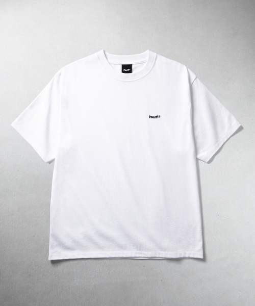 HUF(ハフ)の「HUF eightynine TEE(Tシャツ/カットソー・メンズ・ブラック/グレイッシュベージュ/ホワイト/パープル系その他/ライトブルー・M/L/XL/XXL/XS/S)」の1枚目の写真