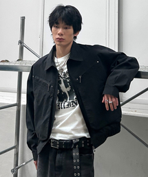 MAISON MINED（メゾンミネド）の「OVERLAYED POCKET BLOUSON BLACK（ブルゾン）」