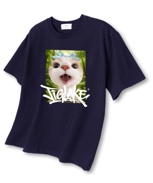 TI.GLAKE(ティーグレイク)の「サプライズオーバーサイズ半袖Tシャツネイビー(Tシャツ/カットソー・メンズ・その他・LARGE/X-LARGE/XX-LARGE)」の1枚目の写真