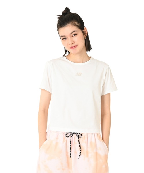 NEW BALANCE(ニューバランス)の「ファンクショナルショートスリーブTシャツ(Tシャツ/カットソー・レディース・ホワイト・SMALL/MEDIUM/LARGE/X-LARGE)」の1枚目の写真